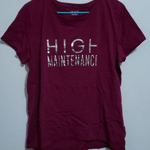 Women's High Maintenance tshirt